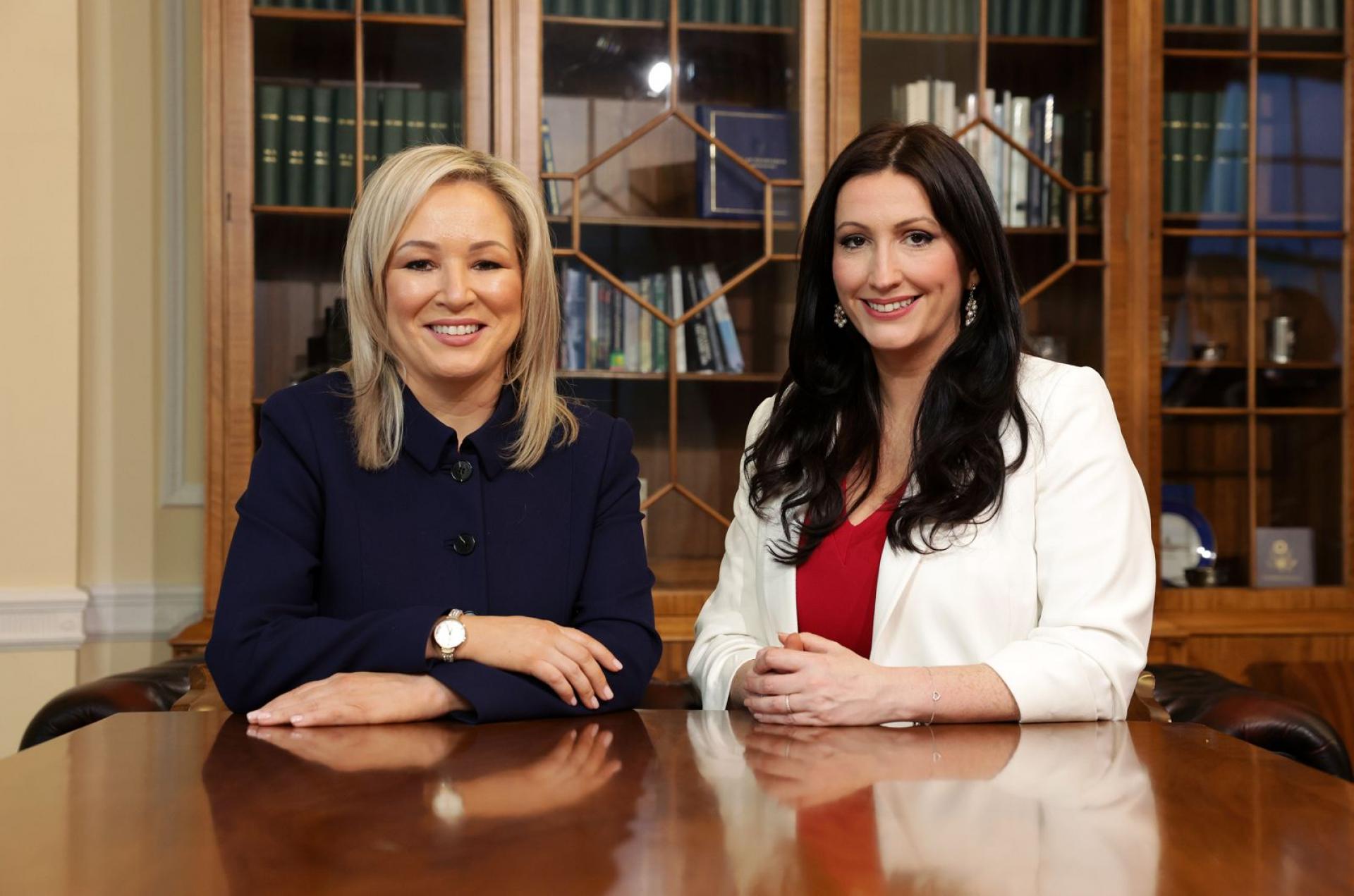 Michelle O’Neill and Emma Little-Pengelly