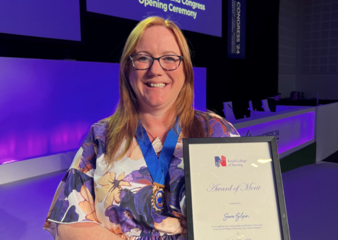 SRC lecturer Sara Gilpin receives prestigious RCN Award